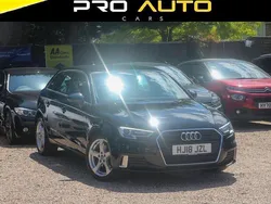 Black Used 2018 Audi A3 Sportback Sport Hatchback | £12,700 (Good price)