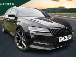 Black Used 2024 Skoda Superb SportlinePlus Estate | £34,295