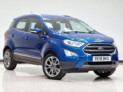 Blue Used 2018 Ford Ecosport Titanium SUV | £9,498 (Fair price)