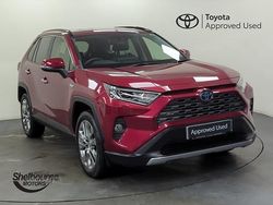 Red Used 2021 Toyota RAV4 Hybrid SUV | £28,495 (Fair price)