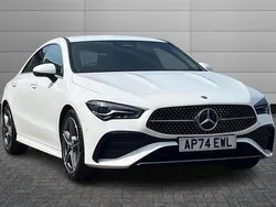 Polar white Used 2025 Mercedes CLA200 Executive Sedan | £29,390 (Fair price)