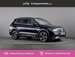 Black Used 2021 VW Tiguan R-line SUV | £23,197 (Fair price)