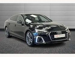 Black Used 2022 Audi A5 Sportback S-Line Hatchback | £27,390 (Fair price)