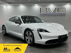 White Used 2020 Porsche Taycan Performance Package Sedan | £41,994 (Fair price)
