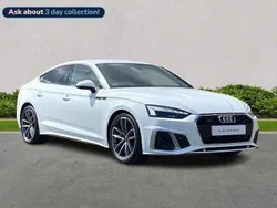 White Used 2021 Audi A5 Sportback S-Line Hatchback | £25,420 (Fair price)