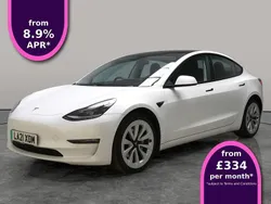 White Used 2021 Tesla Model 3 Long Range Sedan | £20,743 (Fair price)
