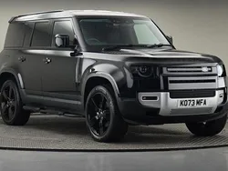 Santorini black Used 2024 Land Rover Defender HSE SUV | £57,700 (Good price)