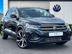 Black New 2025 VW T-Roc R-line SUV | £37,490 (Expensive)