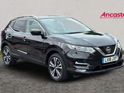 Black Used 2018 Nissan Qashqai N-Connecta SUV | £11,975 (Fair price)
