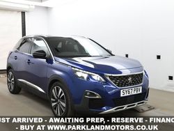 Blue Used 2017 Peugeot 3008 GT-line SUV | £8,995 (Fair price)