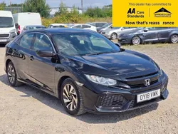Black Used 2018 Honda Civic SE Hatchback | £9,188 (Fair price)