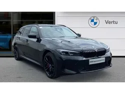 Black Used 2023 BMW 330e M Sport Estate | £31,634 (Fair price)
