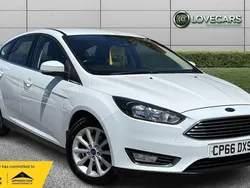 White Used 2016 Ford Focus Titanium Hatchback | £6,995 (Fair price)