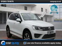 White Used 2016 VW Touareg R-line SUV | £15,995 (Super price)