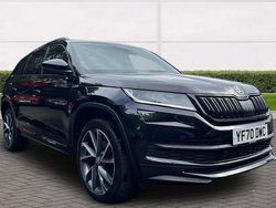Black Used 2020 Skoda Kodiaq SportLine SUV | £26,410 (Fair price)