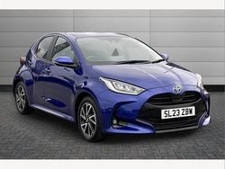 Galactic blue Used 2023 Toyota Yaris Hybrid Design Hatchback | £18,691 (Fair price)