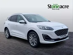 White Used 2022 Ford Kuga Vignale SUV | £23,490 (Expensive)