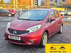 Red Used 2013 Nissan Note Acenta Premium MPV | £3,380 (Fair price)