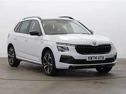 Moon white metallic Used 2025 Skoda Kamiq Monte Carlo SUV | £23,295 (Fair price)