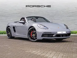 Arctic grey New 2025 Porsche 718 Boxster GTS | £91,990 (Expensive)