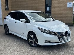 White Used 2020 Nissan Leaf Tekna Hatchback | £11,750 (Fair price)