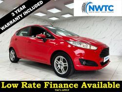 Red Used 2014 Ford Fiesta Zetec Hatchback | £5,995 (Fair price)