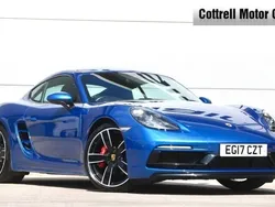 Blue Used 2017 Porsche 718 Cayman Coupe | £44,675 (Fair price)