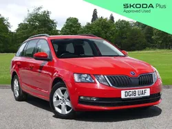 Red Used 2018 Skoda Octavia SE Estate | £12,295 (Good price)