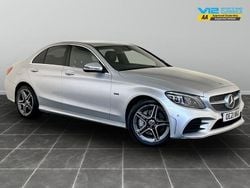 Silver Used 2021 Mercedes C300e AMG line Sedan | £22,495 (Super price)