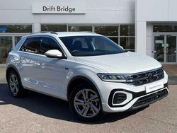 White Used 2025 VW T-Roc R-line SUV | £28,995 (Fair price)