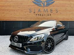 Black Used 2017 Mercedes C250 AMG line Cabriolet | £18,490 (Fair price)