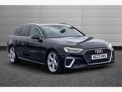 Mythos black Used 2023 Audi A4 S-Line Estate | £26,446 (Fair price)