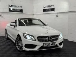 White Used 2017 Mercedes C220 AMG line Cabriolet | £15,290 (Fair price)