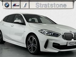 White Used 2022 BMW 118 M Sport Hatchback | £20,497 (Fair price)