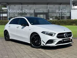 White Used 2022 Mercedes A35 AMG Premium Plus Hatchback | £32,785 (Expensive)