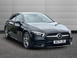 Black Used 2022 Mercedes A200 AMG line Hatchback | £20,895 (Fair price)