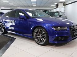 Blue Used 2017 Audi A7 Sportback Black Edition Hatchback | £22,449 (Fair price)