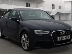 Blue Used 2017 Audi A3 S-Line Hatchback | £12,800 (Fair price)