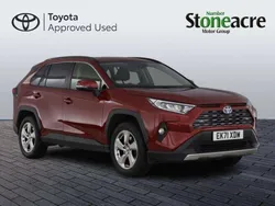 Red Used 2021 Toyota RAV4 Hybrid Design SUV | £19,250 (A bit pricey)