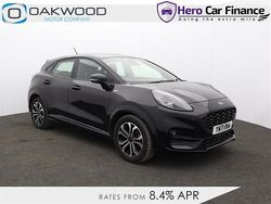 Black Used 2022 Ford Puma ST-Line SUV | £19,478 (Expensive)