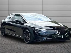 Black Used 2025 Mercedes EQE350 AMG line Sedan | £52,095 (Fair price)