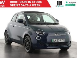 Green Used 2023 Fiat 500e La Prima Cabriolet | £18,599 (Fair price)