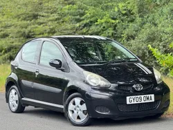 Black Used 2009 Toyota Aygo Hatchback | £3,295 (Fair price)