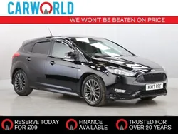 Black Used 2017 Ford Focus ST-Line Hatchback | £8,990 (Good price)