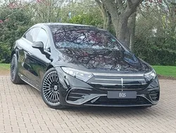 Black New 2024 Mercedes EQS350 AMG Line Premium Plus Sedan | £96,798