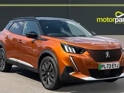 Orange fusion metallic Used 2024 Peugeot e-2008 Premium SUV | £17,400 (Fair price)