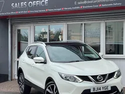 White Used 2014 Nissan Qashqai Tekna SUV | £7,995 (Fair price)