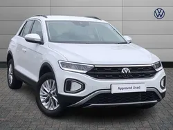 White Used 2023 VW T-Roc Life SUV | £23,480 (Fair price)