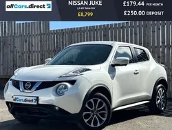White Used 2016 Nissan Juke Tekna SUV | £8,799 (A bit pricey)