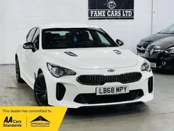 White Used 2019 Kia Stinger GT-Line Hatchback | £11,500 (Fair price)